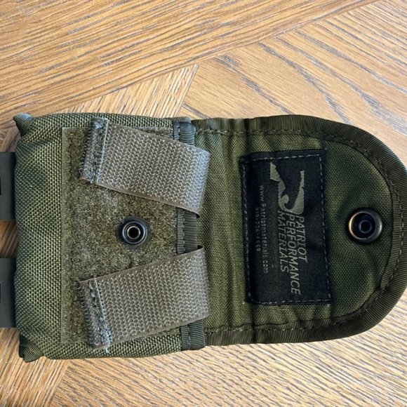 Patriot Performance Materials small MOLLE pouch, OD, made in USA, nw/ot - Picture 1 of 2
